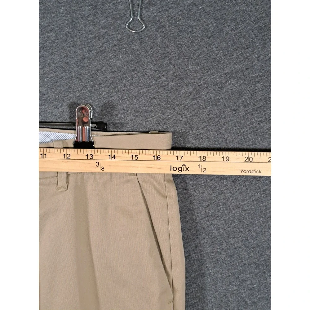 Gap Tailored Khakis Boys Tan Straight Leg Dress Pants Chinos 32x30 S/772340-00